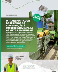 transporte de entulho